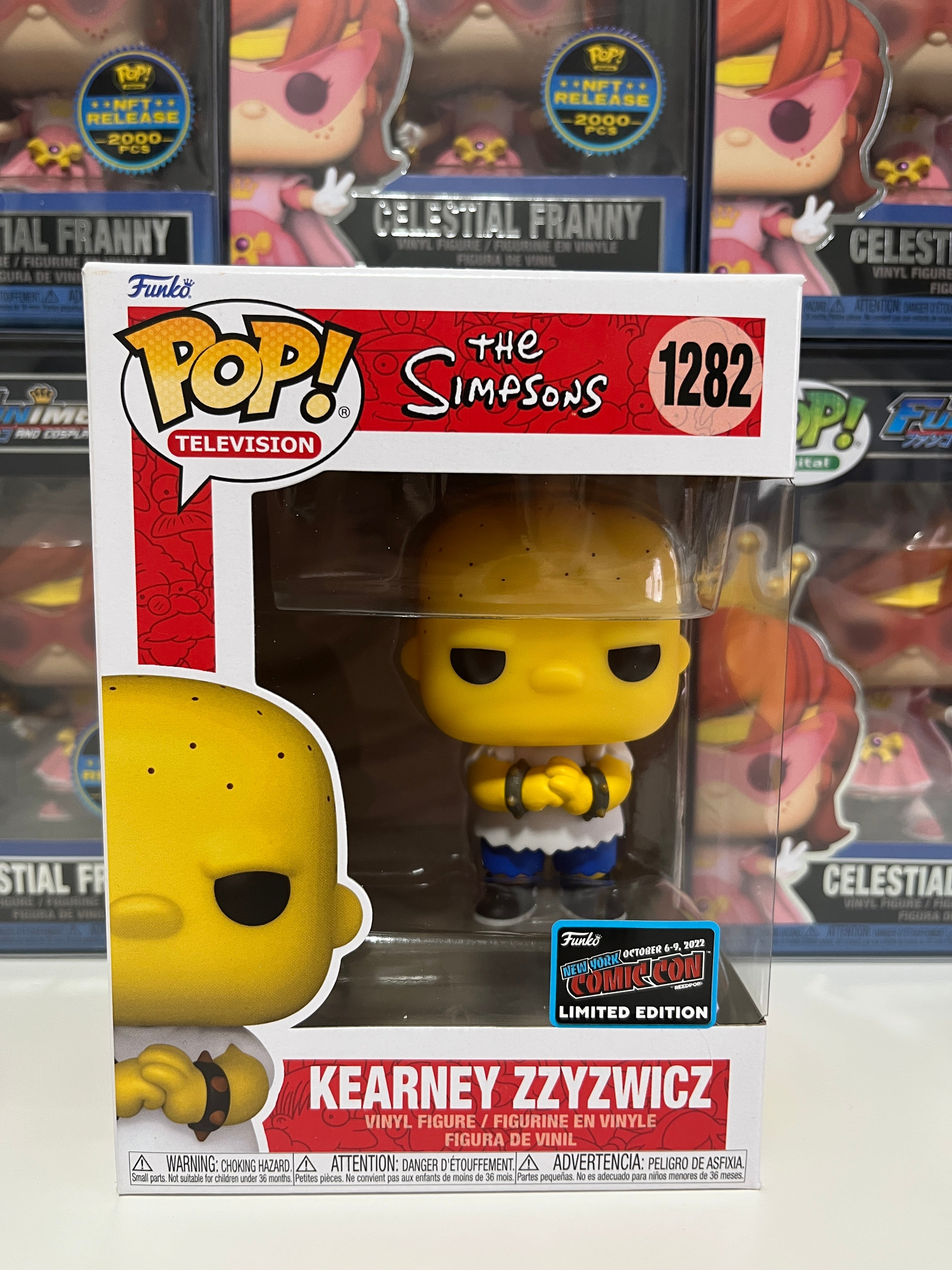 Funko Pop Kearney Zzyzwicz 1282 NYCC 2022 Con Sticker