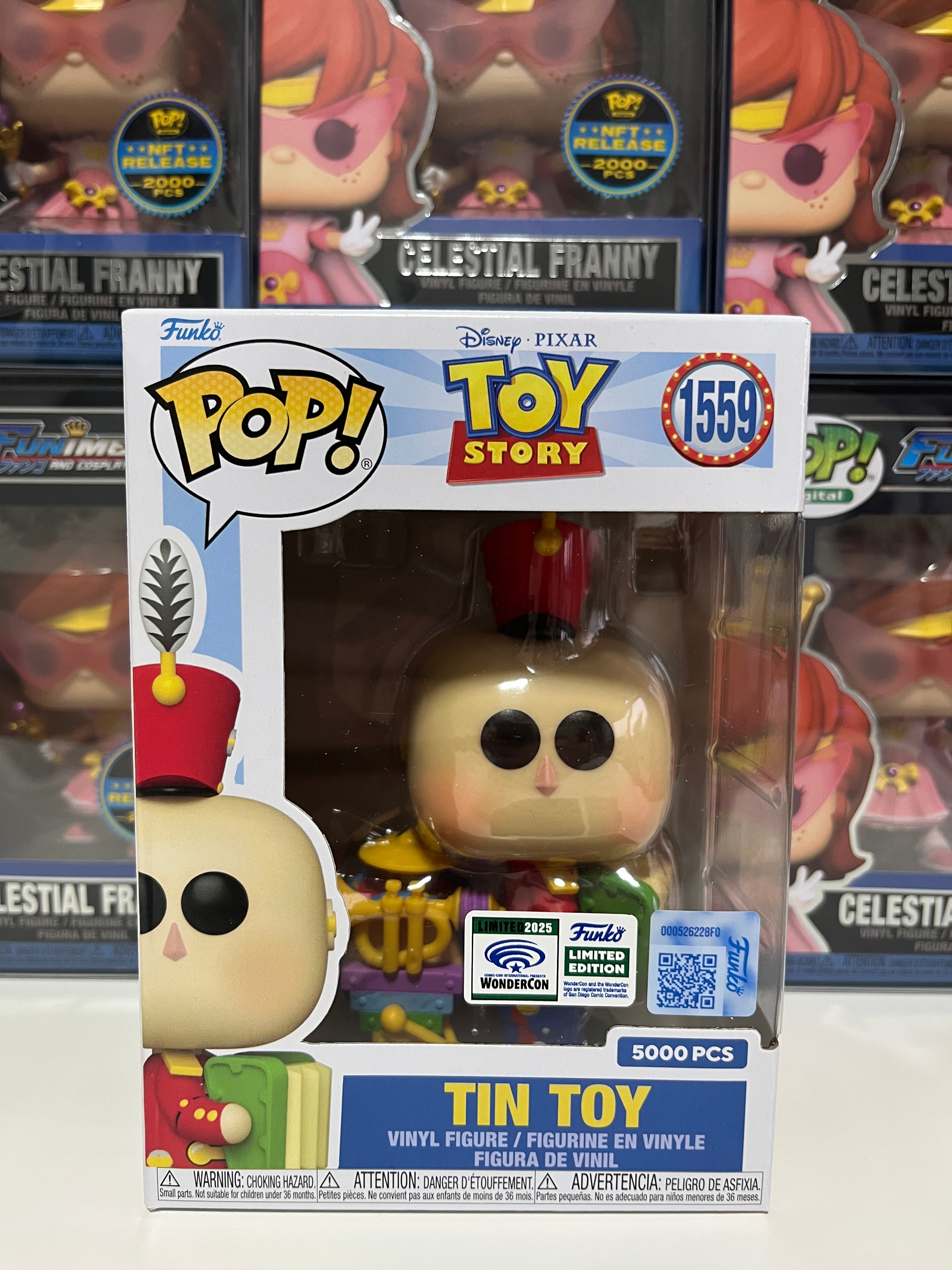 Funko Pop Tin Toy 1559 WonderCon Sticker 2025 Toy Story