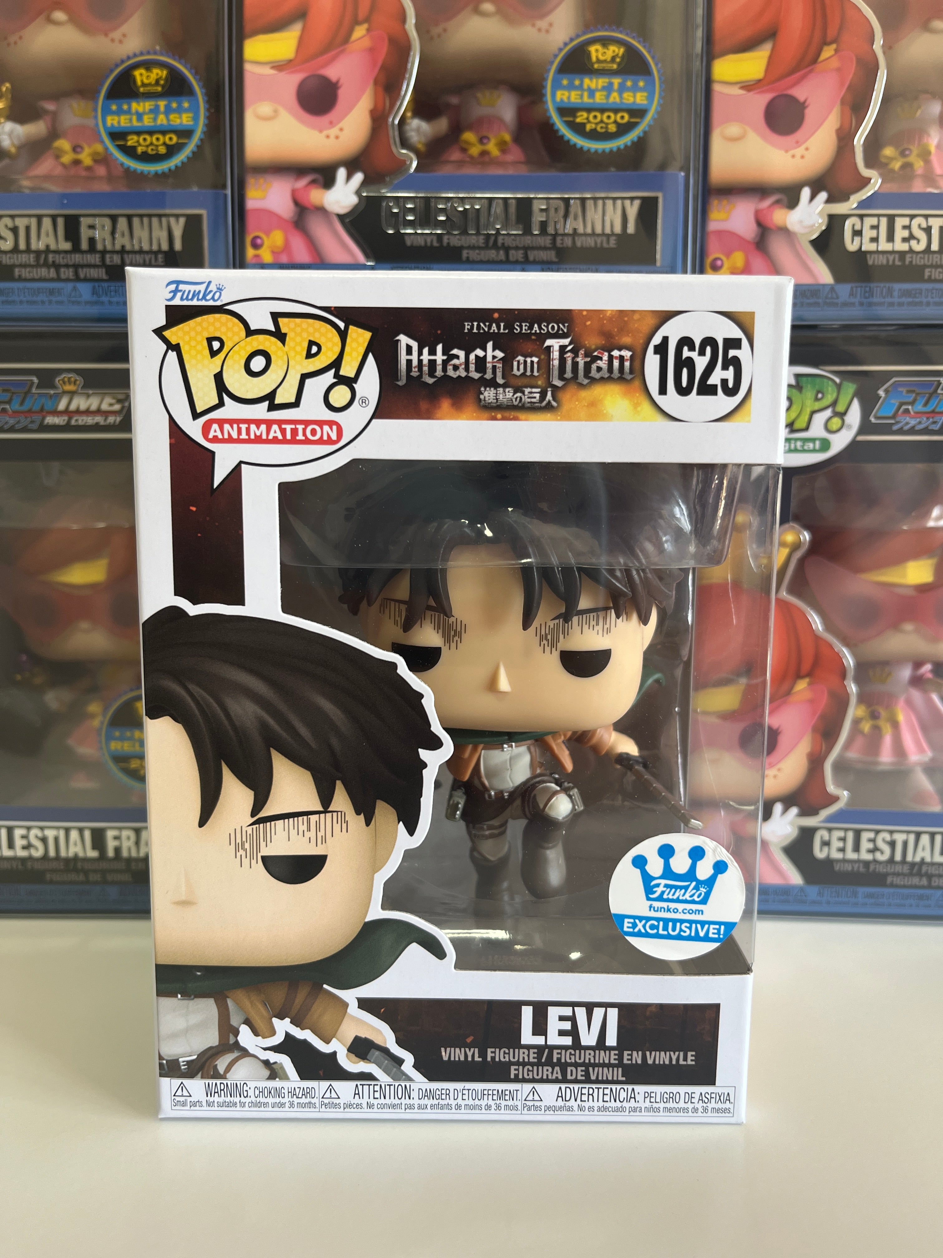 Funko Pop Levi 1625 Exclusive Attack on Titan
